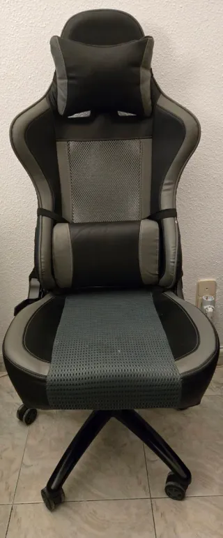 Silla Gaming MFavour Negra y Gris