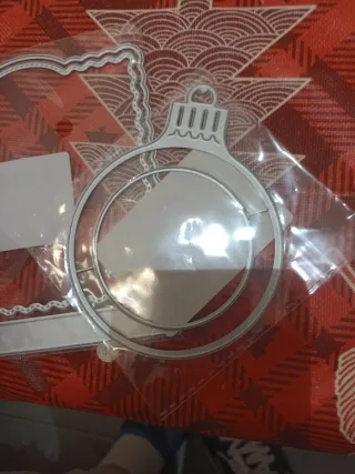 Troquel Cascada y Bola Navidad