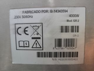 Plancha GRILL Doble FM Profesional