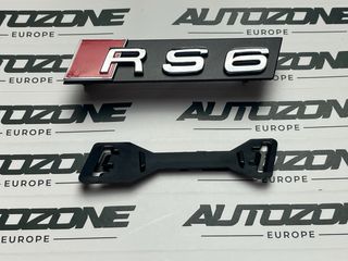Emblema RS6 cromado para parrilla de Audi RS6 C7