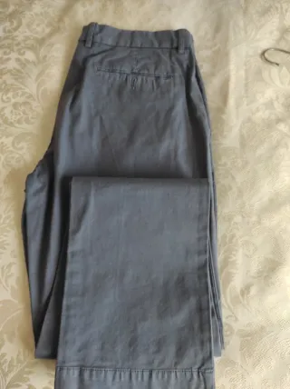 Pantalón chino De Angelo Talla 44 Gris