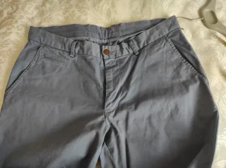 Pantalón chino De Angelo Talla 44 Gris