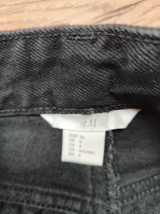 Falda vaquera negra mini