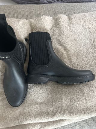 Botas de agua Unisa negras