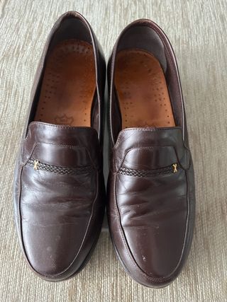 Náuticos de piel para hombre