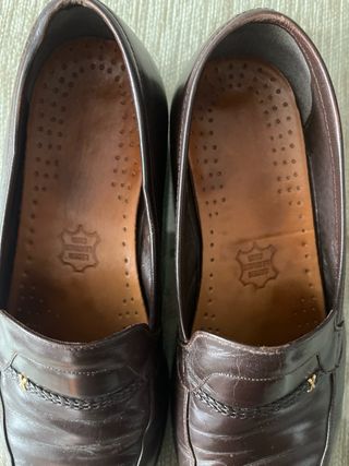 Náuticos de piel para hombre