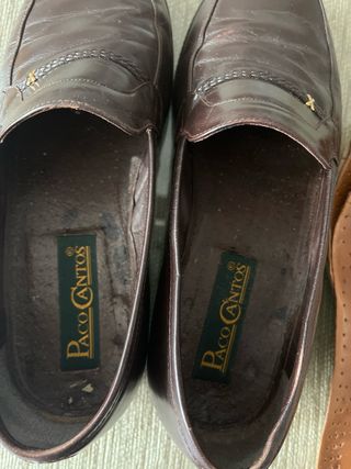 Náuticos de piel para hombre