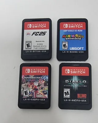 4 Juegos Nintendo Switch: FC25, Mario Rabbids, Mar