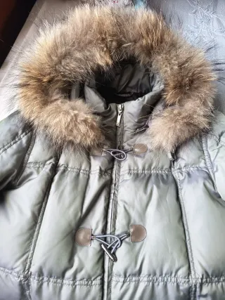 Abrigo plumífero verde talla L-XL
