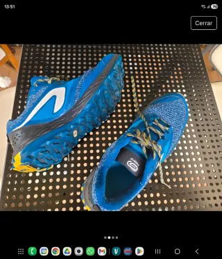 Zapatillas Kalenji trail tracking azules