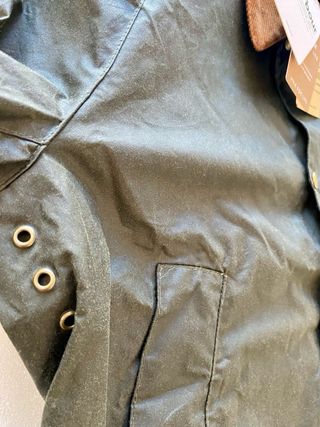 Chaqueta Barbour Waxed Ligera Verde