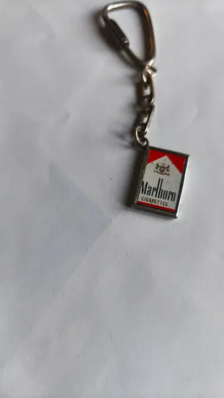 Portachiavi Marlboro Argento