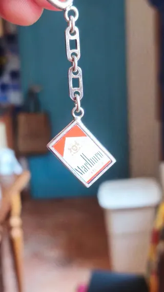 Portachiavi Marlboro Argento