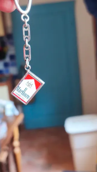 Portachiavi Marlboro Argento