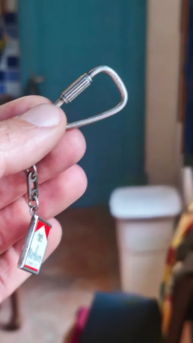 Portachiavi Marlboro Argento