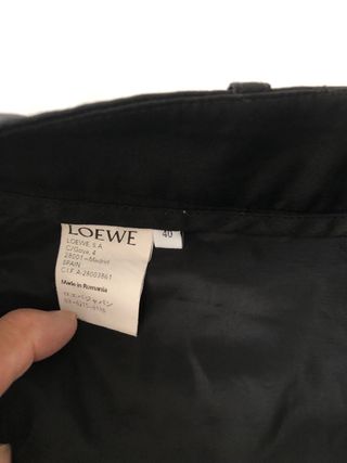 Pantalón Loewe Negro Mujer