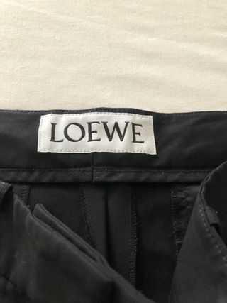 Pantalón Loewe Negro Mujer