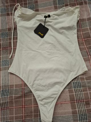 Costume Intero Bianco F**k Taglia M