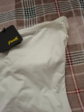 Costume Intero Bianco F**k Taglia M