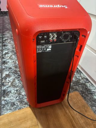 Equipo de Sonido Sony Rojo con Luces