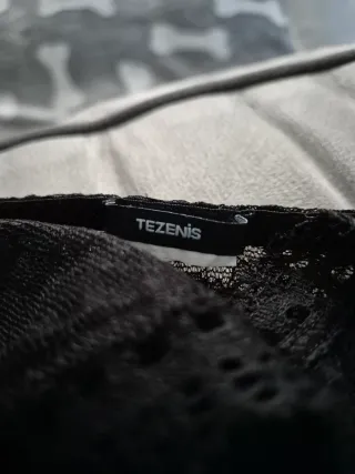 Body Tezenis nero pizzo S