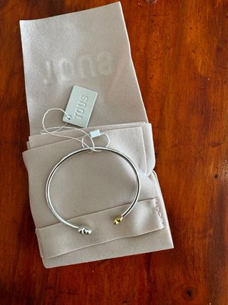 Pulsera Tous Plata 2 Corazones