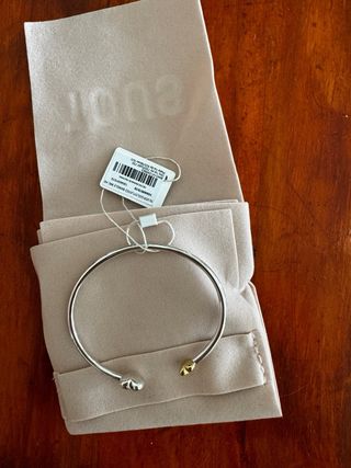 Pulsera Tous Plata 2 Corazones