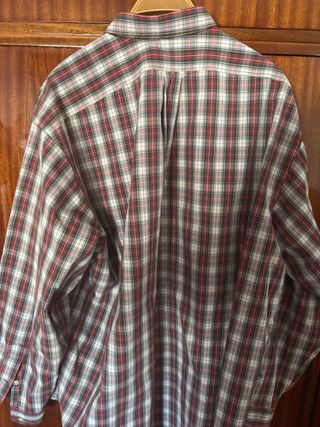 Camisa Polo Ralph Lauren cuadros roja