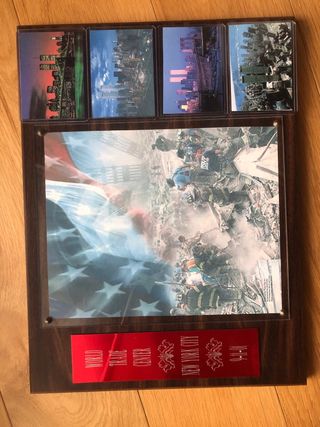Quadro commemorativo WTC legno