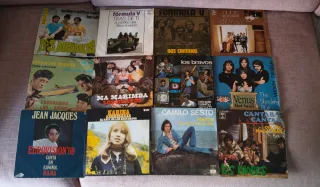 12 Vinilos 45 rpm Varios Artistas