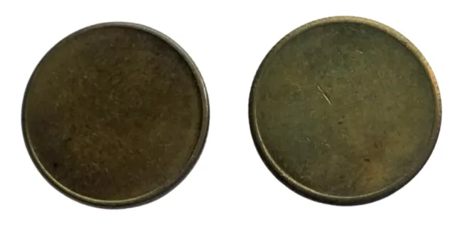 2 Monedas Cospel Canto Estriado Sin Acuñar