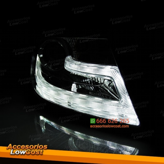 FAROS DELANTEROS XENON CON LUZ DIURNA DRL PARA AU
