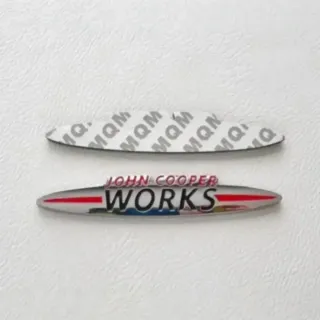 Logo Emblema JCW para Maletero de Mini Cooper One