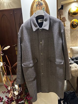 Cappotto Grifoni Grigio Uomo