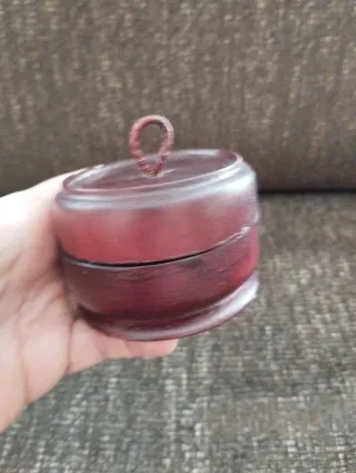 Presepe in gomma in ciotola con coperchio