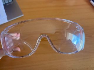 Gafas de laboratorio transparentes