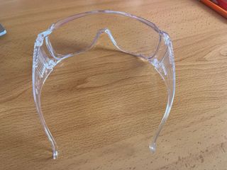 Gafas de laboratorio transparentes