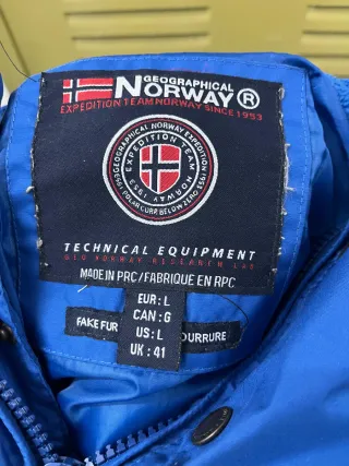 Cazadora Geographical Norway Azul