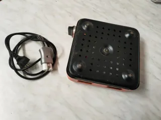 Piastra elettrica portatile arancione