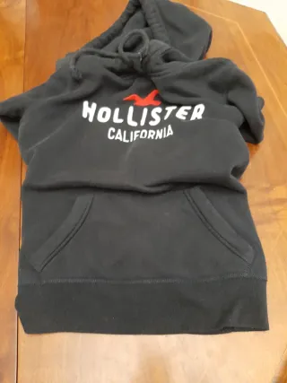 Sudadera Hollister Azul Marino Talla S,con capucha