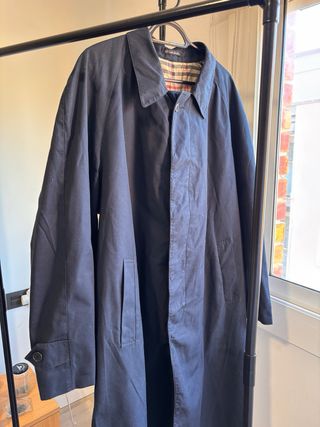 Gabardina XXL Negra azul oscuro