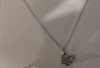 Collar mariposa plata