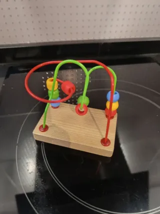 Juego de Cuentas y Sonajero Mariquita