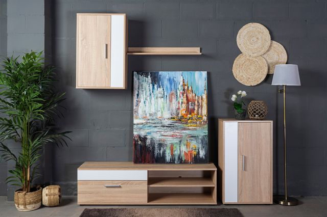 Conjunto de salón Blanco/cambria