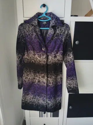 Abrigo estampado ADS talla S