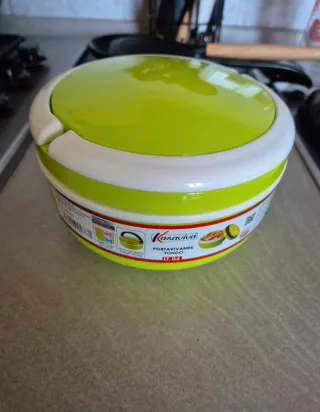 2 Portavivande Termici Rosa e Verde