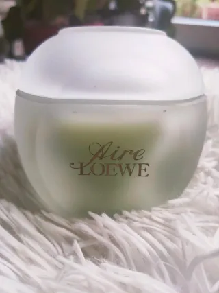 Vela Loewe Verde y Blanca