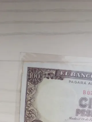 Billete 100 Pesetas Banco de España