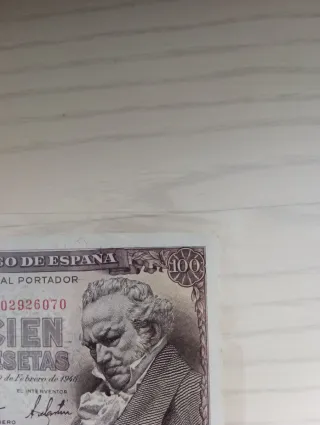Billete 100 Pesetas Banco de España