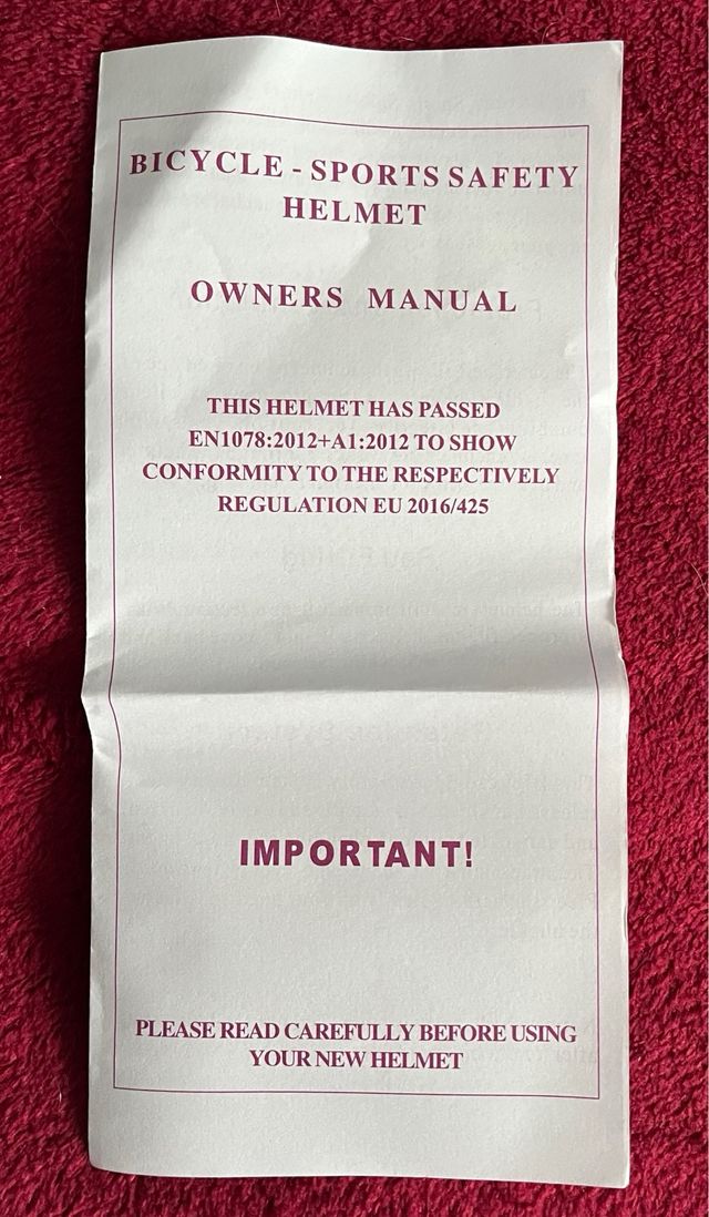 Casco V Bike Rojo Talla M Nuevo